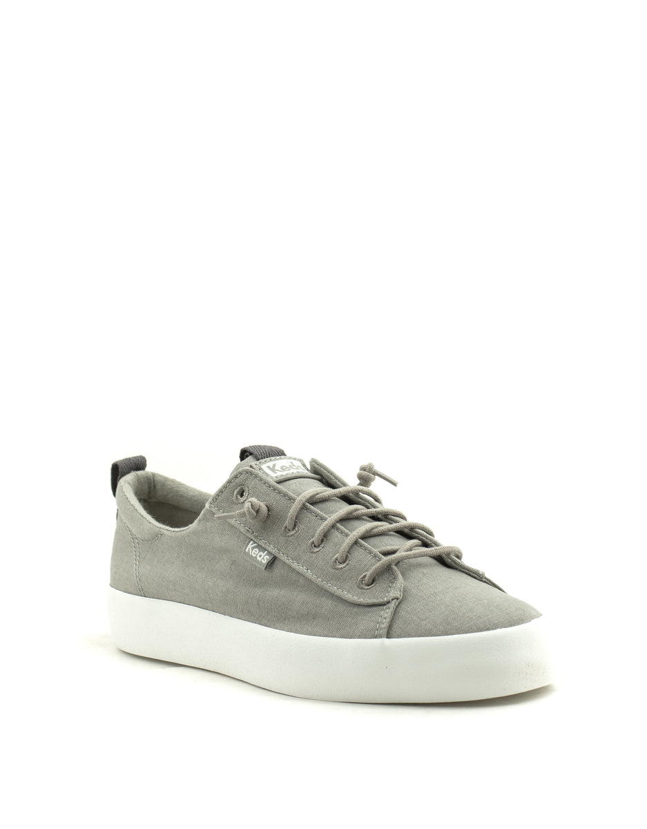 Keds Kickback Canvas Sneaker Grey Shoe La La Nelson BC