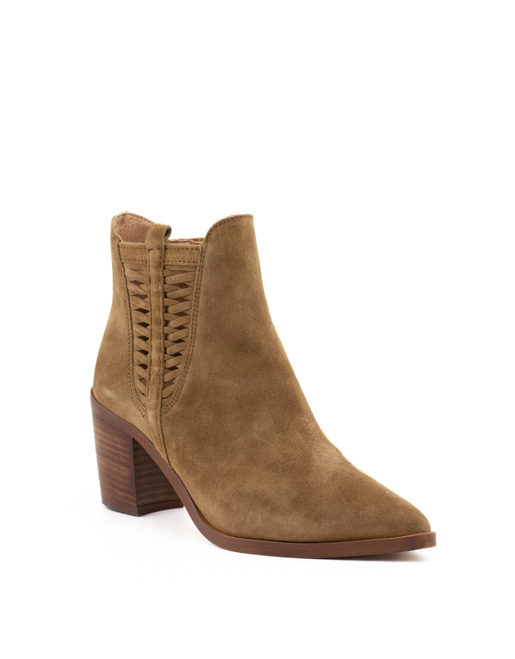 Alpe 2028-11-01 Lazer cut Bootie-Cuero Silk Suede