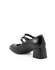 David Tyler E-123-B Mary Jane Shoe-Negro