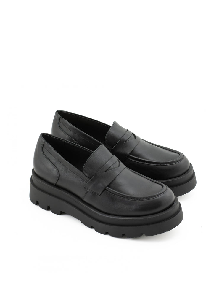 David Tyler E-130-B  Chunky Loafer-Negro