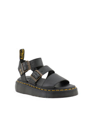 Dr. Martens — Gryphon Quad Sandal - Black Pisa