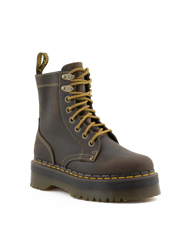 Dr. Martens — Jadon Arc Boot - Dark Brown Crazy Horse