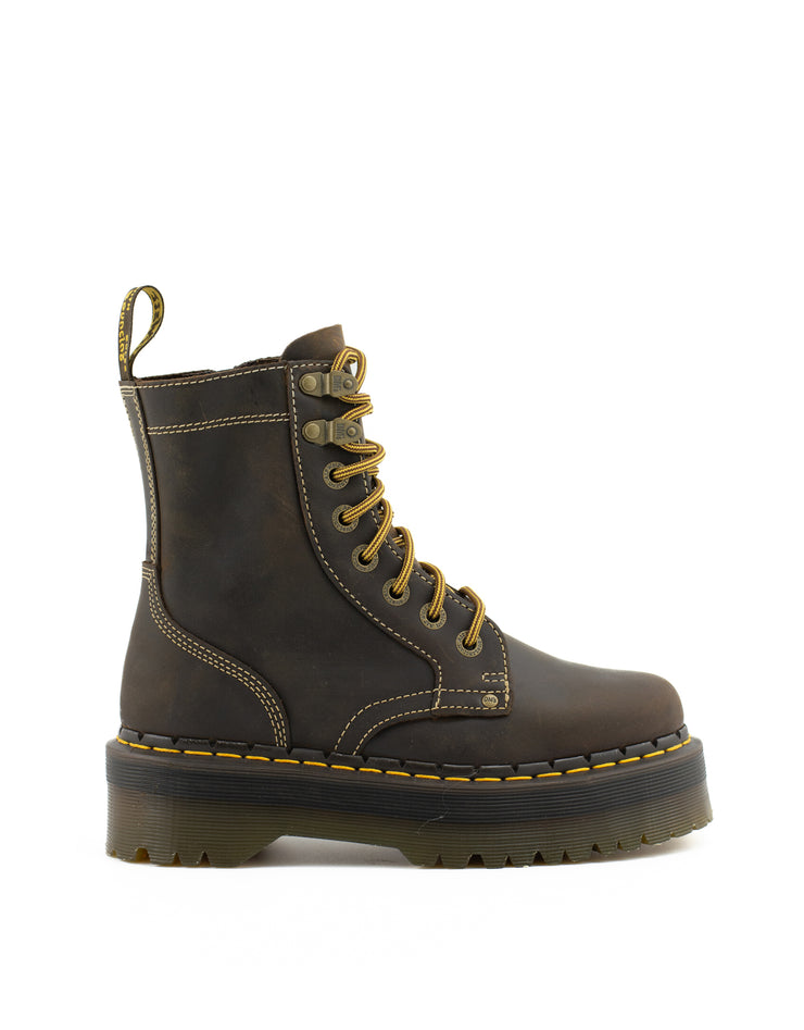 Dr. Martens — Jadon Arc Boot - Dark Brown Crazy Horse