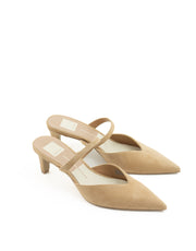 Dolce Vita Kanika Mid Shoe-Tan Suede