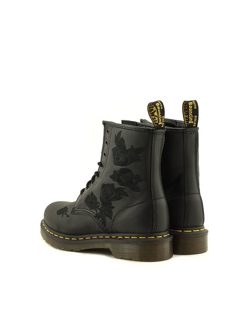 Black rose doc martens best sale