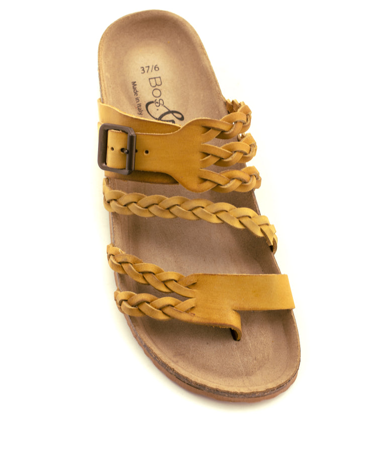 Bos Co Sabina Sandal Yellow Shoe La La Nelson BC