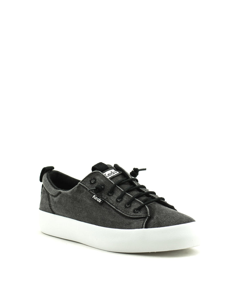 Keds Kickback Canvas Sneaker Black Shoe La La Nelson BC